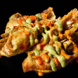 Jerk Chicken Egg Rolls